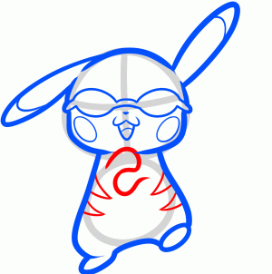 kak risovat Pikachu Gangnam Style0256